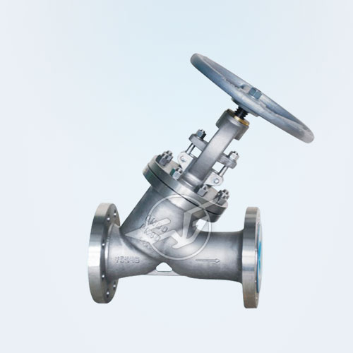 Y-type globe valve