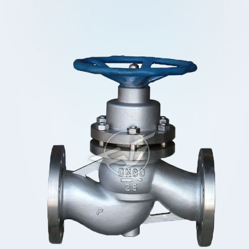 Stainless steel flange plunger valve
