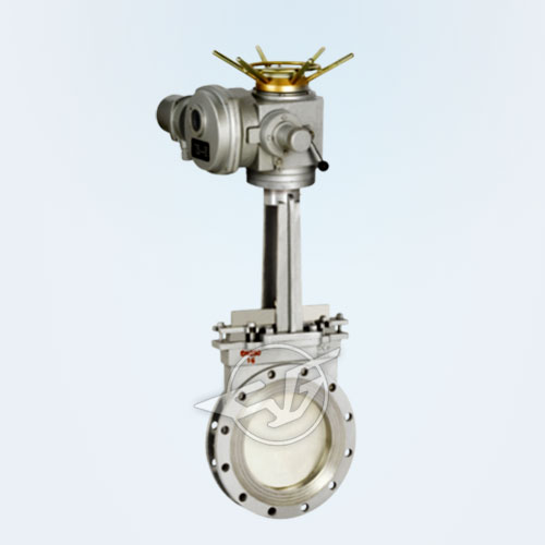 Electric knife gate valve